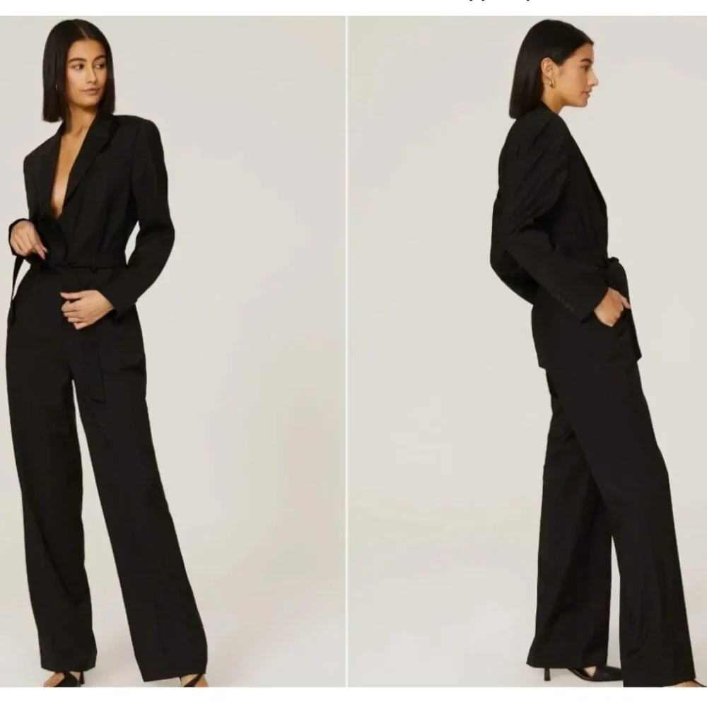 The Kooples‎ Jumpsuit Deep V-Neck Wool
